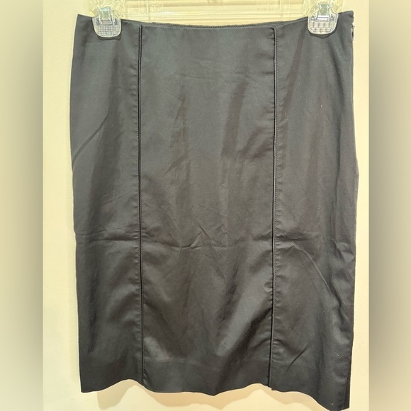 Etro IT38 Skirt Black‎ Pencil Made in Italy Straight Seamed Side Zipper - Picture 1 of 6